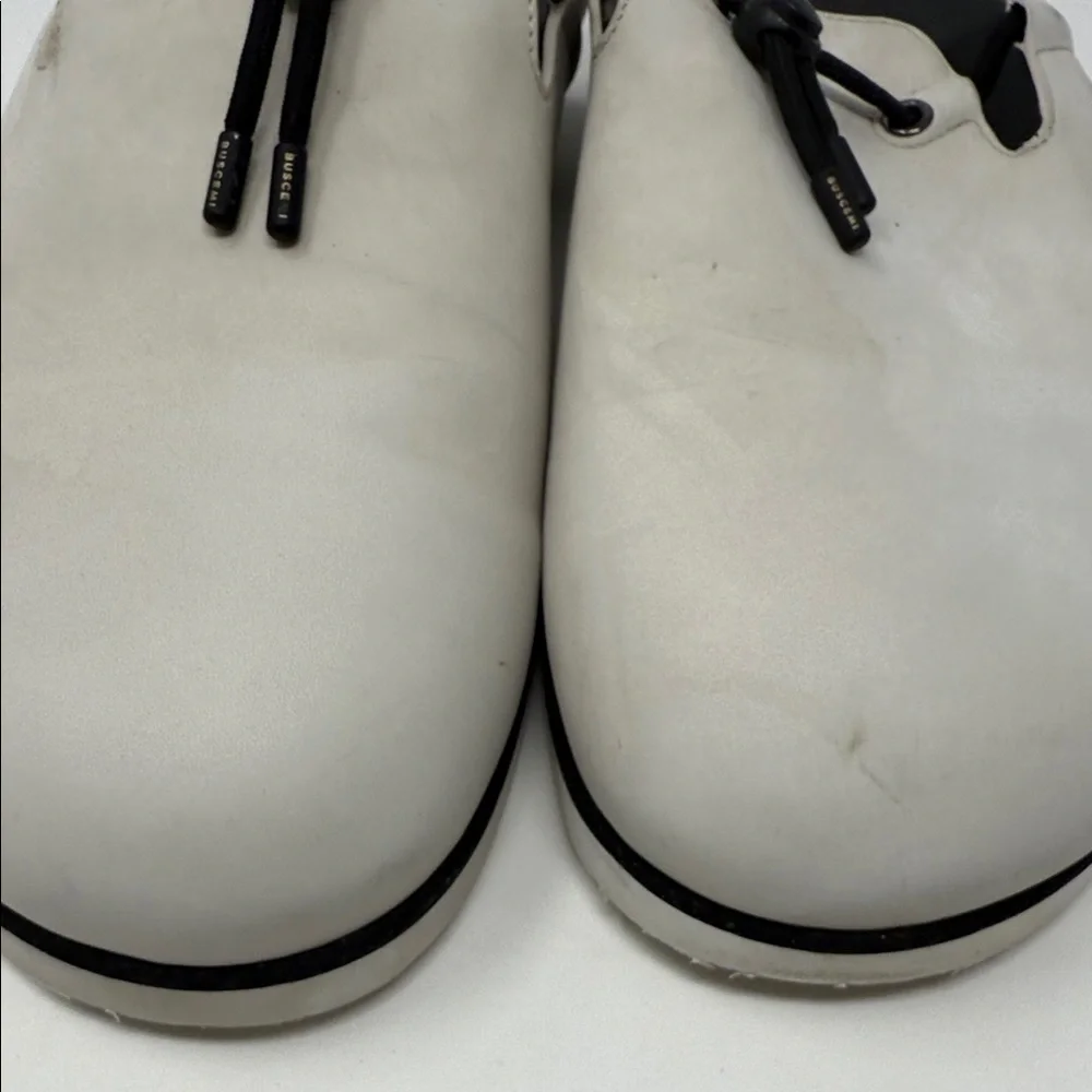 Buscemi White Slip-On Loafers